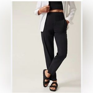 Athleta Stellar Trouser Black Stretch Pants Women’s Size 2